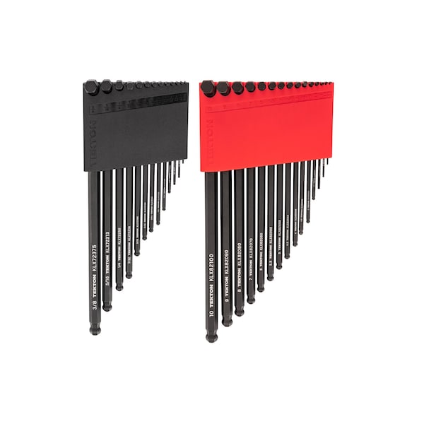 Ball End Hex L-Key Set with Holder, 28-Piece (0.050-3/8 in., 1.3-10 mm)